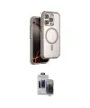ieg™ iPhone 15 Pro Max Kılıf Zirve Klasik Prime - Siyah Vanessa Magic Hayalet Cam