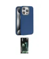 ieg™ iPhone 15 Pro Max Kılıf Zirve Modern Prime - Şeffaf 360 Full Body Arka Koruyucu
