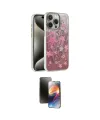 ieg™ iPhone 15 Pro Max Kılıf Zirve Modern Prime - Siyah 3D Antistatik Mat Seramik Nano Ekran Koruyucu