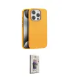 ieg™ iPhone 15 Pro Max Kılıf Zirve Modern Prime - Siyah Bilvis 3D Cam Ekran Koruyucu