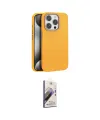 ieg™ iPhone 15 Pro Max Kılıf Zirve Modern Prime - Siyah Bilvis 3D Mat Cam Ekran Koruyucu