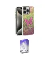 ieg™ iPhone 15 Pro Max Kılıf Zirve Modern Prime - Siyah Bilvis 5in1 3D Magic Cam Ekran Koruyucu
