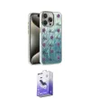 ieg™ iPhone 15 Pro Max Kılıf Zirve Modern Prime - Siyah Bilvis 5in1 5D Magic Hayalet Cam Ekran Koruyucu