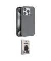 ieg™ iPhone 15 Pro Max Kılıf Zirve Modern Prime - Siyah Bilvis Hayalet Cam Ekran Koruyucu
