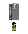 ieg™ iPhone 15 Pro Max Kılıf Zirve Modern Prime - Siyah Buffer Cam Ekran Koruyucu