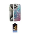 ieg™ iPhone 15 Pro Max Kılıf Zirve Modern Prime - Siyah Buffer Hayalet Cam Ekran Koruyucu