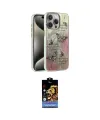 ieg™ iPhone 15 Pro Max Kılıf Zirve Modern Prime - Siyah Buffer Hayalet Cam Ekran Koruyucu
