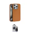 ieg™ iPhone 15 Pro Max Kılıf Zirve Modern Prime - Siyah Vanessa Magic Hayalet Cam