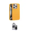 ieg™ iPhone 15 Pro Max Kılıf Zirve Modern Prime - Siyah Vanessa Magic Hayalet Cam