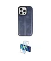 ieg™ iPhone 15 Pro Max Kılıf Zirve Yansıma Serisi - Siyah 3D Antistatik Seramik Nano Ekran Koruyucu