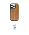 ieg™ iPhone 15 Pro Max Kılıf Zirve Yansıma Serisi - Siyah Bilvis 0.18mm Plus Cam Ekran Koruyucu
