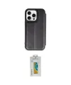 ieg™ iPhone 15 Pro Max Kılıf Zirve Yansıma Serisi - Siyah Polymer Nano Ekran Koruyucu