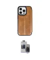 ieg™ iPhone 15 Pro Max Kılıf Zirve Yansıma Serisi - Siyah Vanessa Magic Hayalet Cam