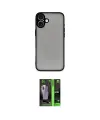 ieg™ iPhone 16 Kılıf Ahenk Çizgi Serisi - Şeffaf 360 Full Body Arka Koruyucu