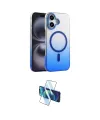 ieg™ iPhone 16 Kılıf Ahenk Doku Özel Seri - Siyah 3D Antistatik Seramik Nano Ekran Koruyucu