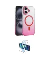 ieg™ iPhone 16 Kılıf Ahenk Doku Özel Seri - Siyah 3D Antistatik Seramik Nano Ekran Koruyucu