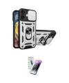 ieg™ iPhone 16 Kılıf Ahenk Klasik - Şeffaf Pasifik Cam Ekran Koruyucu