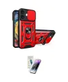 ieg™ iPhone 16 Kılıf Ahenk Klasik - Şeffaf Pasifik Cam Ekran Koruyucu
