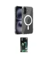 ieg™ iPhone 16 Kılıf Ahenk Minimal Serisi - Siyah 360 Mat Full Body Arka Koruyucu