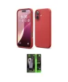 ieg™ iPhone 16 Kılıf Ahenk Serisi - Şeffaf 360 Full Body Arka Koruyucu