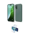 ieg™ iPhone 16 Kılıf Ahenk Serisi - Siyah 3D Antistatik Seramik Nano Ekran Koruyucu
