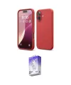 ieg™ iPhone 16 Kılıf Ahenk Serisi - Siyah Bilvis 5in1 3D Magic Cam Ekran Koruyucu