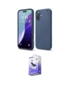 ieg™ iPhone 16 Kılıf Ahenk Serisi - Siyah Bilvis 5in1 5D Magic Hayalet Cam Ekran Koruyucu