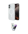 ieg™ iPhone 16 Kılıf Ahenk Yansıma Prime - Şeffaf Pasifik Cam Ekran Koruyucu