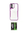 ieg™ iPhone 16 Kılıf Akış Çizgi Koleksiyonu - Şeffaf 360 Full Body Arka Koruyucu