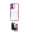 ieg™ iPhone 16 Kılıf Akış Çizgi Koleksiyonu - Siyah 3D Antistatik Mat Seramik Nano Ekran Koruyucu