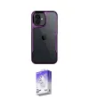 ieg™ iPhone 16 Kılıf Akış Çizgi Koleksiyonu - Siyah Bilvis 5in1 3D Magic Cam Ekran Koruyucu