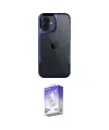 ieg™ iPhone 16 Kılıf Akış Çizgi Koleksiyonu - Siyah Bilvis 5in1 3D Magic Cam Ekran Koruyucu
