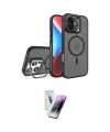 ieg™ iPhone 16 Kılıf Akış Form - Şeffaf Pasifik Cam Ekran Koruyucu