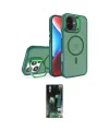 ieg™ iPhone 16 Kılıf Akış Form - Siyah 360 Mat Full Body Arka Koruyucu