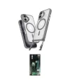ieg™ iPhone 16 Kılıf Atlas Doku Koleksiyonu - Siyah 360 Mat Full Body Arka Koruyucu