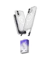 ieg™ iPhone 16 Kılıf Atlas Doku Koleksiyonu - Siyah Bilvis 5in1 3D Magic Cam Ekran Koruyucu