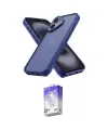 ieg™ iPhone 16 Kılıf Atlas Form - Siyah Bilvis 5in1 3D Magic Cam Ekran Koruyucu