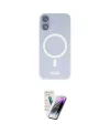 ieg™ iPhone 16 Kılıf Çekirdek Klasik - Şeffaf Pasifik Cam Ekran Koruyucu