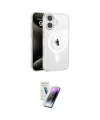 ieg™ iPhone 16 Kılıf Doruk Doku Özel Seri - Şeffaf Pasifik Cam Ekran Koruyucu