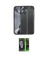 ieg™ iPhone 16 Kılıf Doruk Klasik Özel Seri - Şeffaf 360 Full Body Arka Koruyucu
