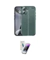 ieg™ iPhone 16 Kılıf Doruk Klasik Özel Seri - Şeffaf Pasifik Cam Ekran Koruyucu