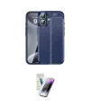 ieg™ iPhone 16 Kılıf Doruk Klasik Özel Seri - Şeffaf Pasifik Cam Ekran Koruyucu