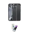 ieg™ iPhone 16 Kılıf Doruk Klasik Özel Seri - Şeffaf Pasifik Cam Ekran Koruyucu