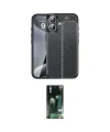 ieg™ iPhone 16 Kılıf Doruk Klasik Özel Seri - Siyah 360 Mat Full Body Arka Koruyucu