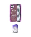 ieg™ iPhone 16 Kılıf Eksen Çizgi - Siyah Bilvis 5in1 3D Magic Cam Ekran Koruyucu