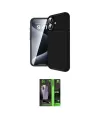ieg™ iPhone 16 Kılıf Eksen Form Prime - Şeffaf 360 Full Body Arka Koruyucu