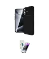 ieg™ iPhone 16 Kılıf Eksen Form Prime - Şeffaf Pasifik Cam Ekran Koruyucu