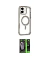 ieg™ iPhone 16 Kılıf Eksen Klasik Koleksiyonu - Şeffaf 360 Full Body Arka Koruyucu