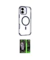 ieg™ iPhone 16 Kılıf Eksen Klasik Koleksiyonu - Şeffaf 360 Full Body Arka Koruyucu