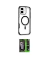 ieg™ iPhone 16 Kılıf Eksen Klasik Koleksiyonu - Şeffaf 360 Full Body Arka Koruyucu